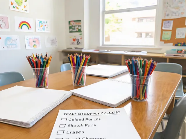K-12 art classroom supplies
